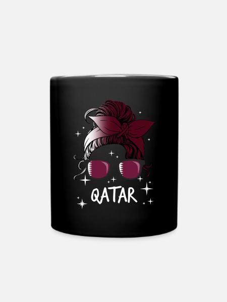 Qatar - Mug uni - noir