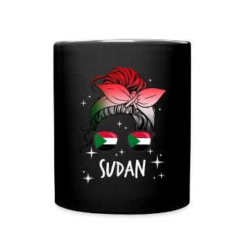 Sudan - Full Colour Mug - black - Front