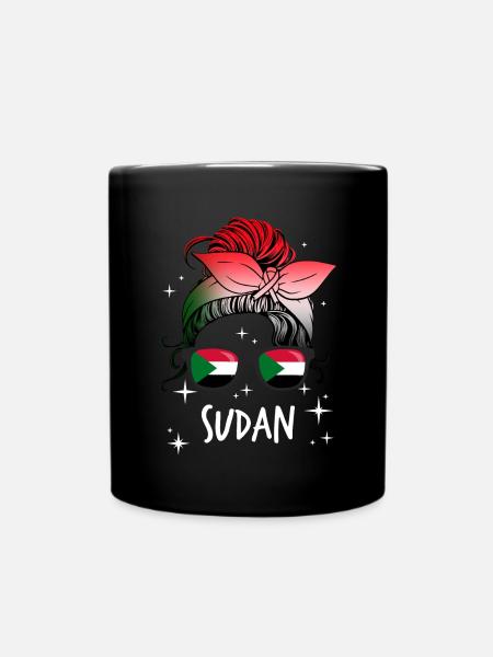 Sudan - Tasse einfarbig - Schwarz