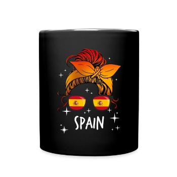 Spain - Full Colour Mug - black - Front