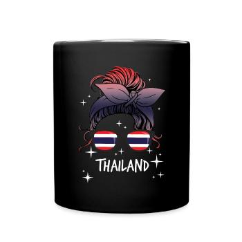 Thaïlande - Mug uni - noir - Devant