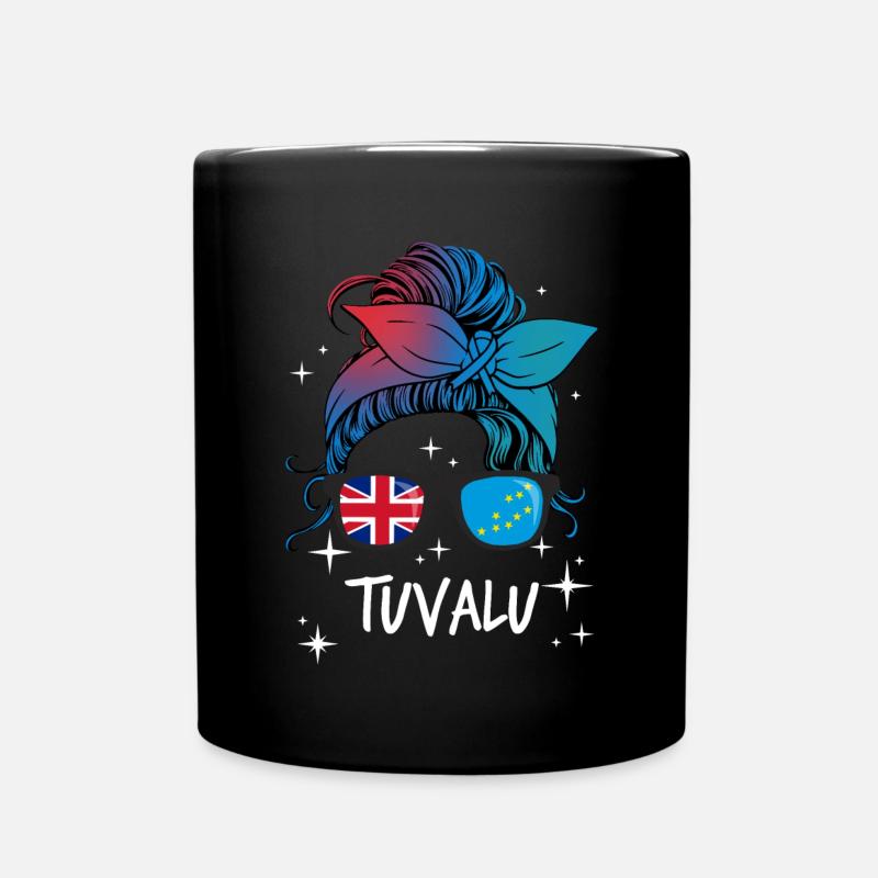 Tuvalu - Tasse einfarbig - Schwarz