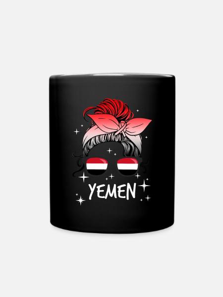 Jemen - Tasse einfarbig - Schwarz