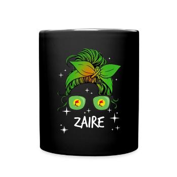 Zaire - Tasse einfarbig - Schwarz - Vorne