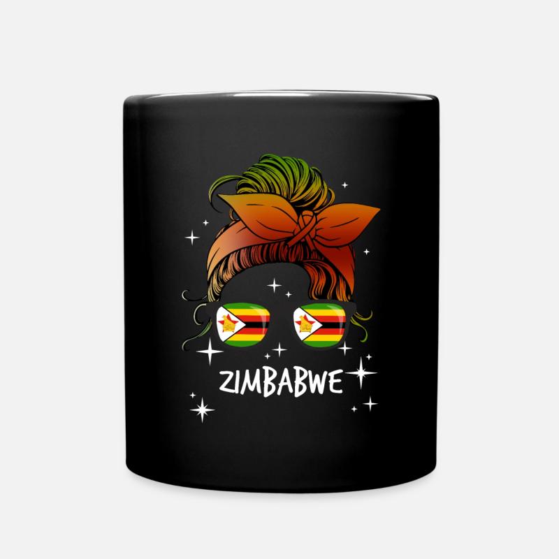 Zimbabwe - Full Colour Mug - black