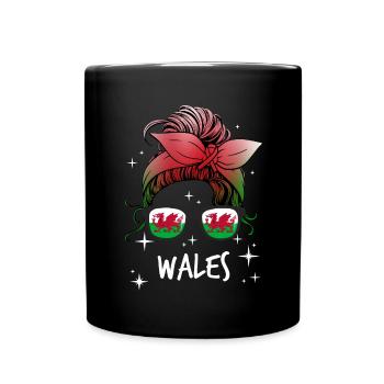 Wales - Full Colour Mug - black - Front