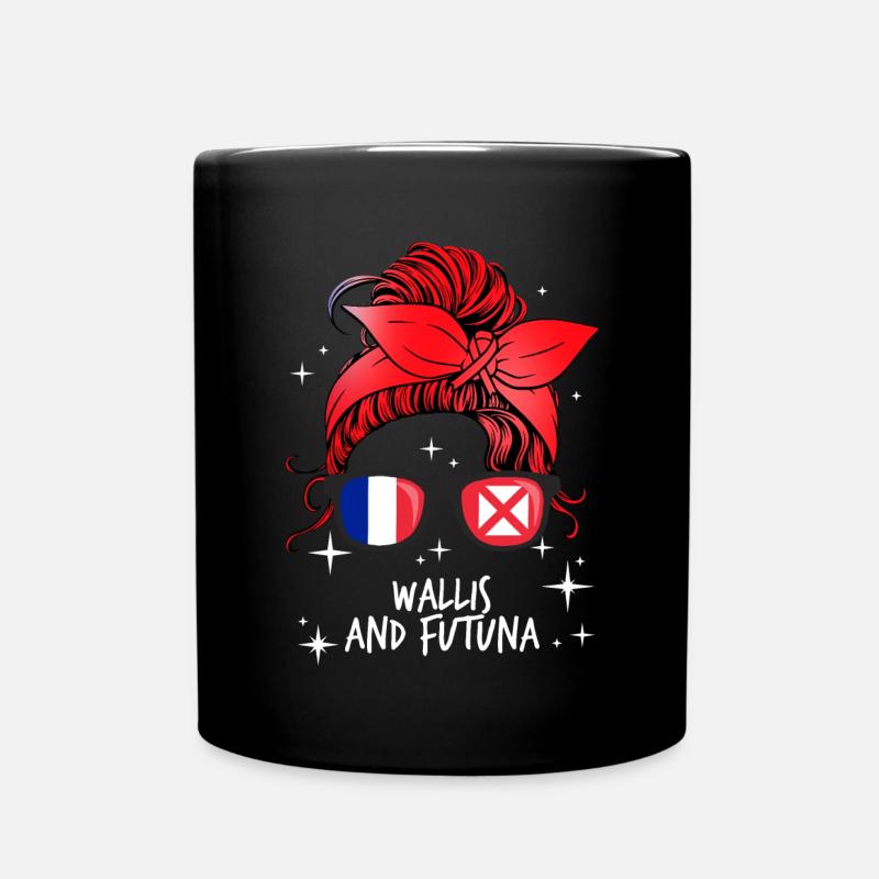 Wallis et Futuna - Mug uni - noir