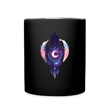La main de Dieu - Mug uni - noir - Devant