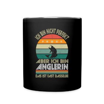 Je ne suis pas parfait, mais je suis un pêcheur - Mug uni - noir - Devant