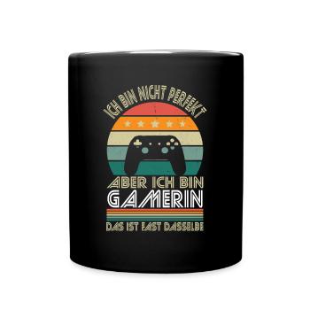 Je ne suis pas parfait, mais je suis un joueur - Mug uni - noir - Devant