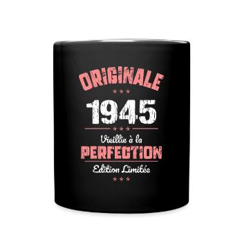80th Anniversary - Original - 1945 - Full Colour Mug - black - Front