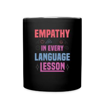 ESL-Lehrer ESL Unterricht - Tasse einfarbig - Schwarz - Vorne