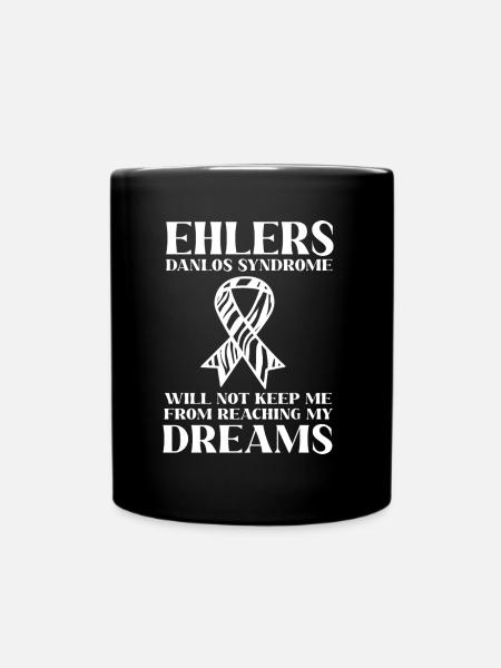 EDS HSD Ehlers-Danlos-Syndrom - Tasse einfarbig - Schwarz
