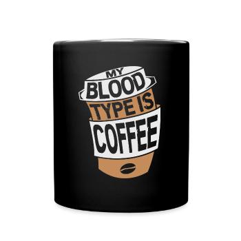 Nurse Caregiver Blood Sampling Phlebotomist - Full Colour Mug - black - Front