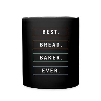 Bäcker Bäckerin Backen - Tasse einfarbig - Schwarz - Vorne