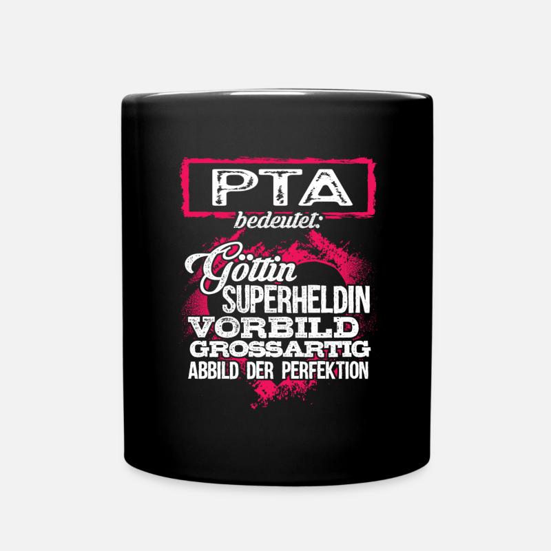 PTA - duden - Tasse einfarbig - Schwarz