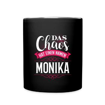 MONIKA - chaos - Tasse einfarbig - Schwarz - Vorne