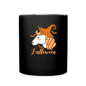 Sorcière licorne - Mug uni - noir - Devant
