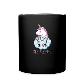 Continuez à dormir - Mug uni - noir - Devant