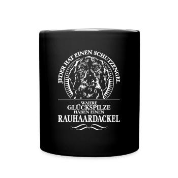 L'idée de cadeau de RAUHAARDACKEL Angel Guardian Wilsign - Mug uni - noir - Devant