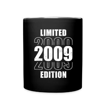 Geburtstag Vintage 2009 Limited Edition - 2009 - Tasse einfarbig - Schwarz - Vorne