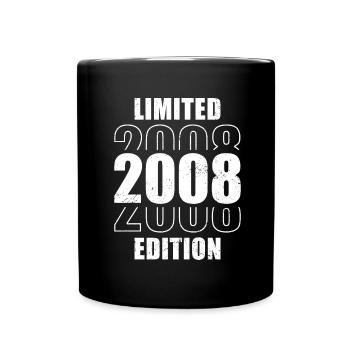 Anniversaire Vintage 2008 Édition Limitée - 2008 - Mug uni - noir - Devant
