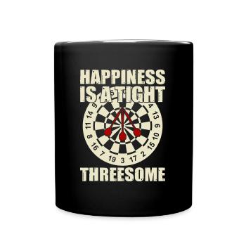 Drôle de fléchettes idée cadeau pour les joueurs de fléchettes fléchettes - Mug uni - noir - Devant
