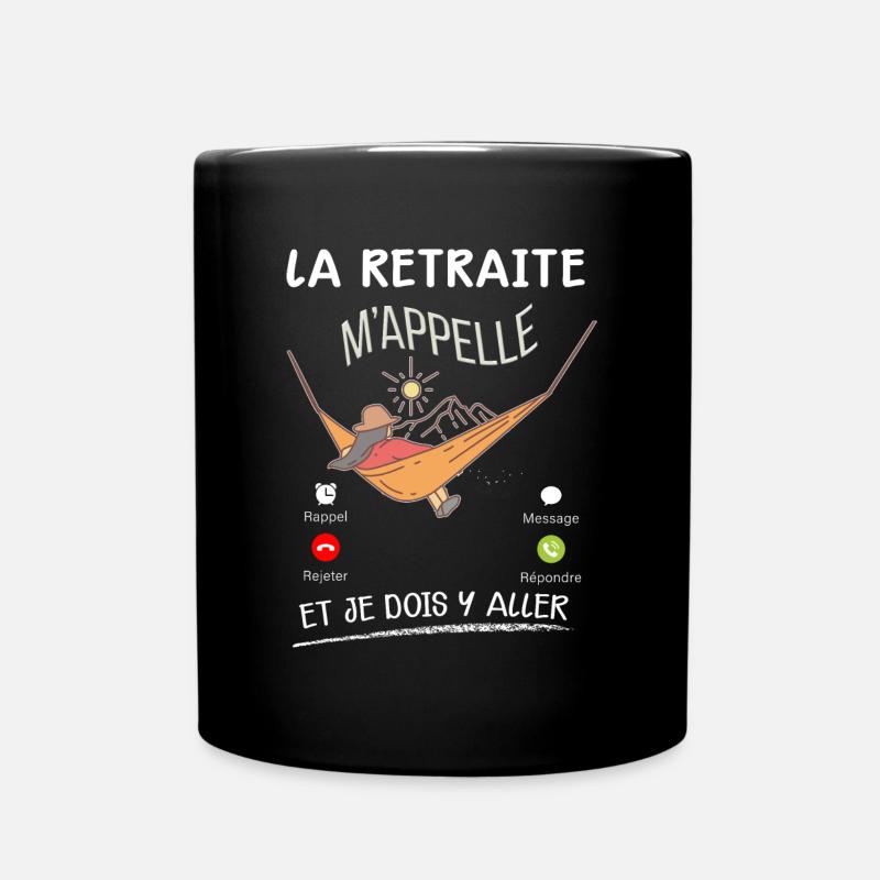 Femme Retraitée La Retraite M'Appelle - Mug uni - noir