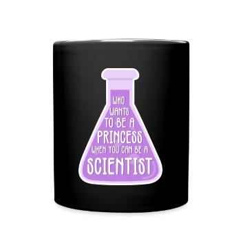 Science Wissenschaftlerin Chemikerin Chemielehrer - Tasse einfarbig - Schwarz - Vorne
