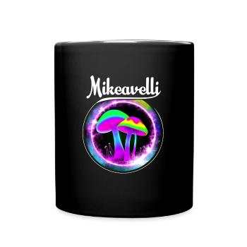 Mikeavelli Pilz - Tasse einfarbig - Schwarz - Vorne