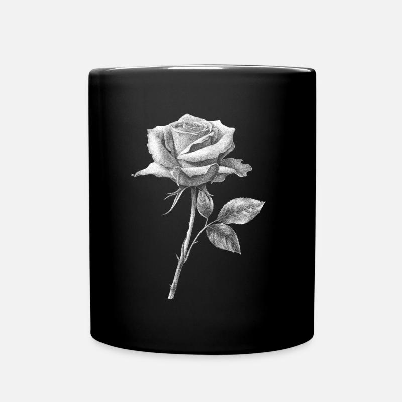 Roses - Mug uni - noir