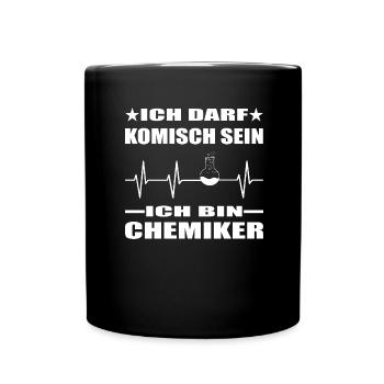 Chemie - Tasse einfarbig - Schwarz - Vorne
