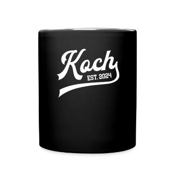 Koch 2024 Ausbildung Bestanden Lehre Kochlehrling - Tasse einfarbig - Schwarz - Vorne