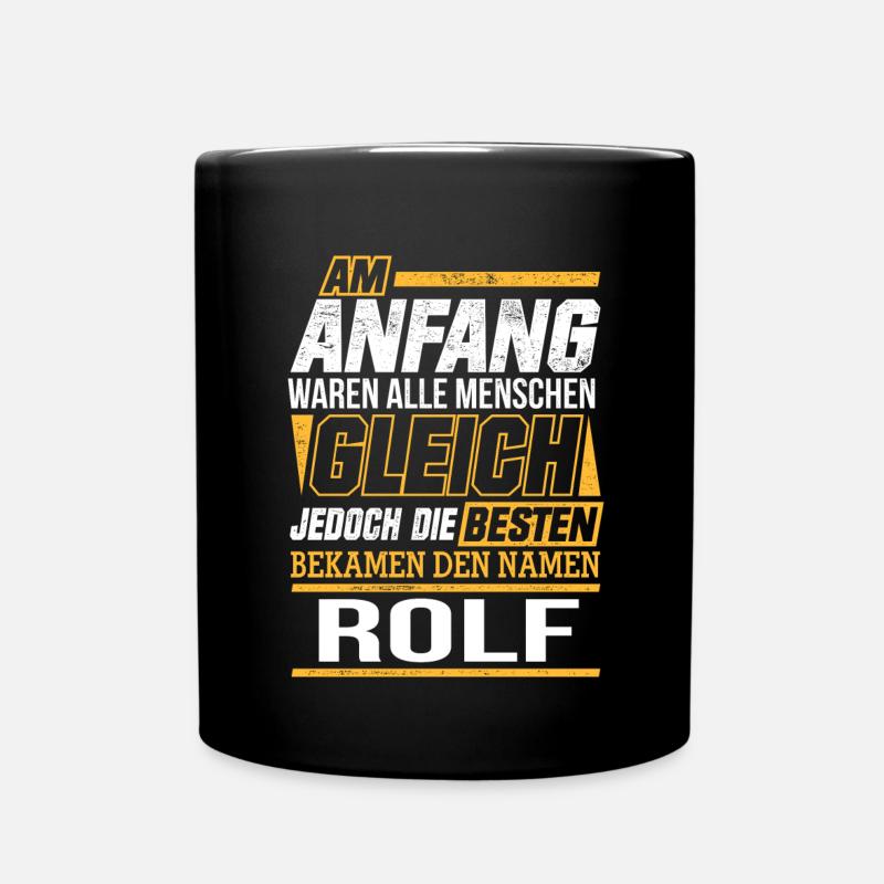 ROLF - Die Besten - Tasse einfarbig - Schwarz