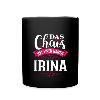 IRINA - Chaos - Tasse einfarbig - Schwarz - Vorne