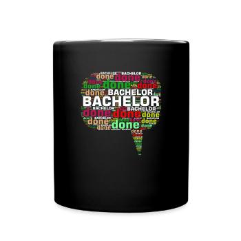 Bachelor dones fines - Mug uni - noir - Devant
