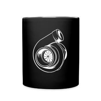 Turbo turbocharger boost boost pressure tuning gift - Full Colour Mug - black - Front