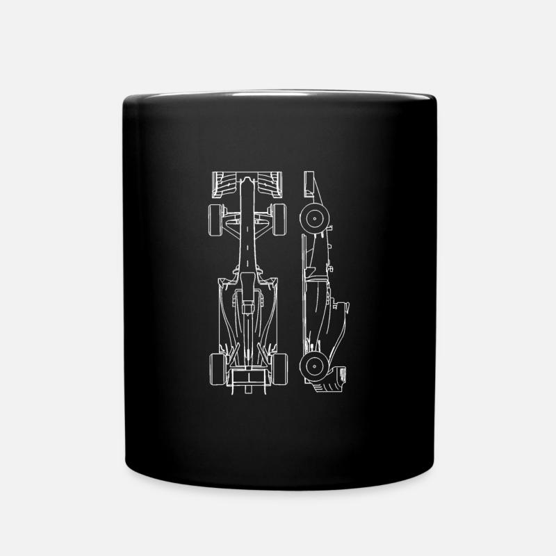 Sport automobile - Mug uni - noir