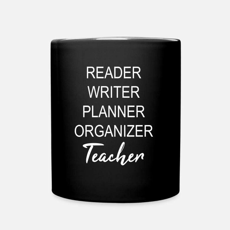 Lecteur cours d'enseignant enseignant - Mug uni - noir