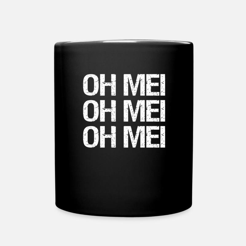 OH MEI - Tasse einfarbig - Schwarz