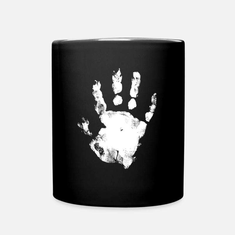 main - Mug uni - noir