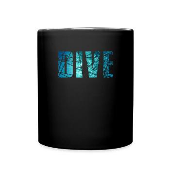 DIVE - Tasse einfarbig - Schwarz - Vorne
