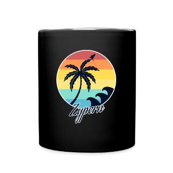 zypern - Tasse einfarbig - Schwarz - Vorne