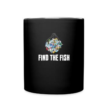 Trouver le poisson - changement climatique, protection de l'environnement - Mug uni - noir - Devant