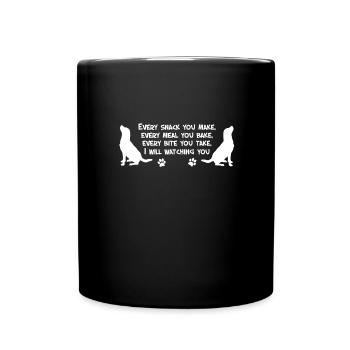 Snack you make - Labrador, Husky - Full Colour Mug - black - Front