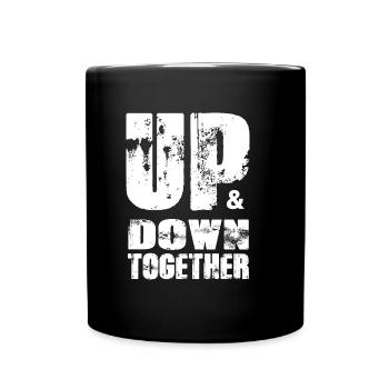 Up &down together - Mug uni - noir - Devant