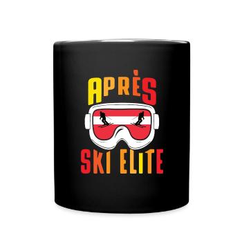 Après-ski élite - snowboard, ski, slalom - Mug uni - noir - Devant