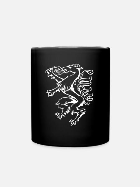 Steirischer Panther LineArt – Stolz der Steiermark - Tasse einfarbig - Schwarz