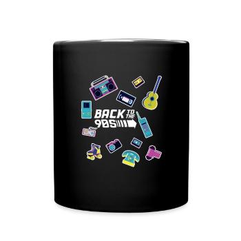 Back to the 90s - 90s, costume - Full Colour Mug - black - Front