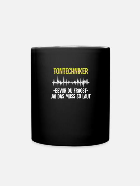 Sound Engineer I Event Technology - Full Colour Mug - black